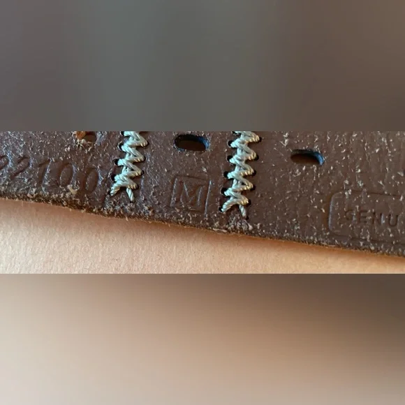 Fossil Multicolor Floral Leather Women's Belt - Picture 7 of 9